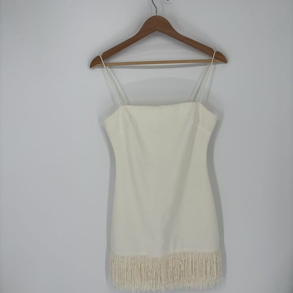 Likely Fringe Mini Dress Bridal